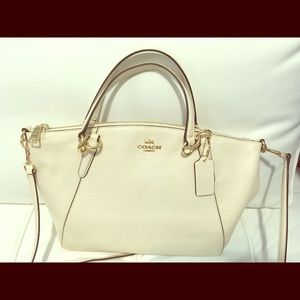 Coach chalk small (not mini) Kelsey satchel